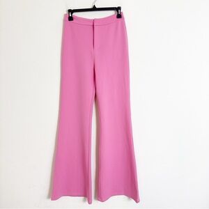 Miss circle pink flare high waist trouser pants